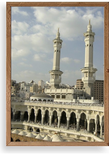 Kabe Camii Ahşap Çerçeveli Tablo