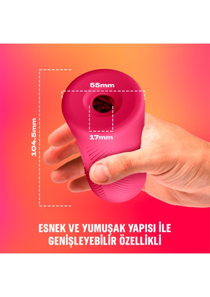 Manuel Mastürbatör + Durex Chill Prezervatif 40lı