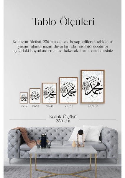 Hat Yazısı Ahşap Çerçeveli Tablo indirimleri