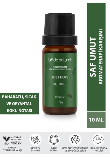 Bade Natural Saf Umut Aromaterapi Karışımı 10 ml