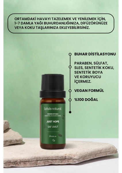 Bade Natural Saf Umut Aromaterapi Karışımı 10 ml