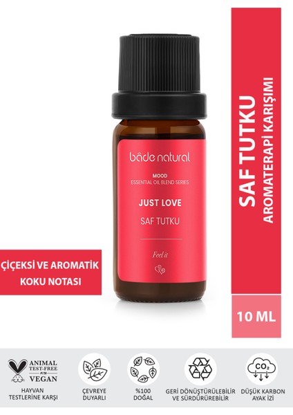 Bade Natural Saf Tutku Aromaterapi Karışımı 10 ml