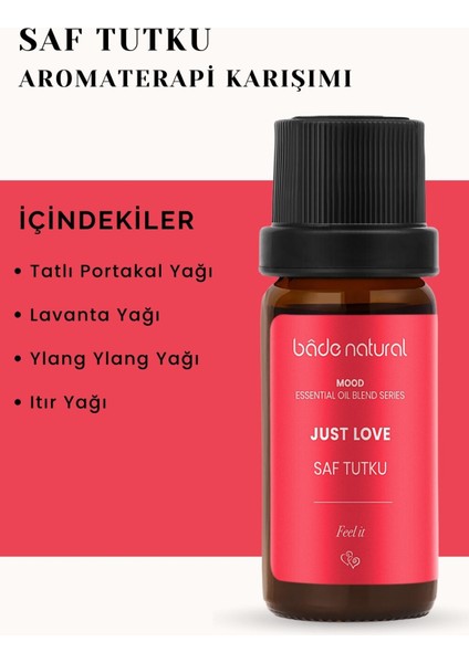 Bade Natural Saf Tutku Aromaterapi Karışımı 10 ml