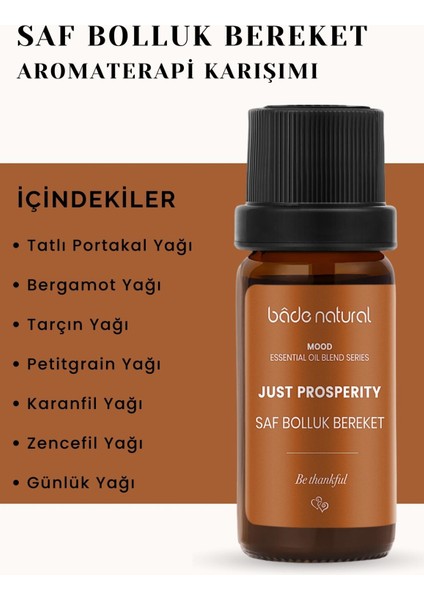 Bade Natural Saf Bolluk Bereket Aromaterapi Karışımı 10 ml