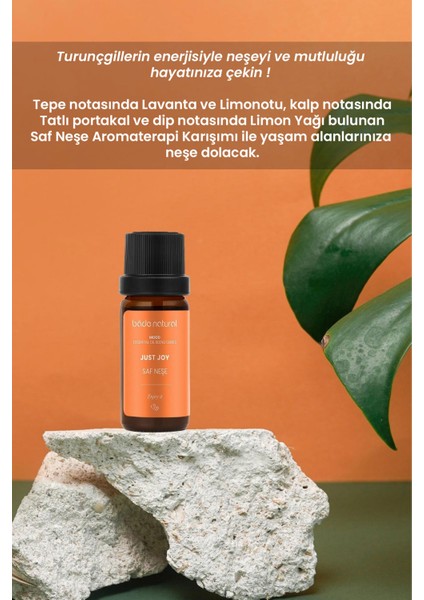 Bade Natural Saf Neşe Aromaterapi Karışımı 10 ml