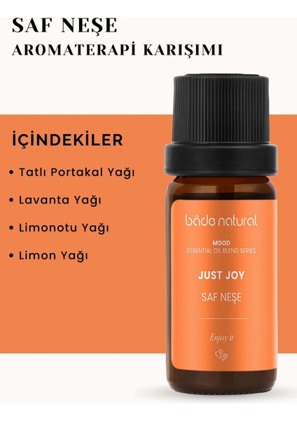 Bade Natural Saf Neşe Aromaterapi Karışımı 10 ml