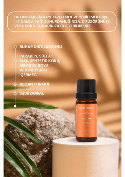 Bade Natural Saf Neşe Aromaterapi Karışımı 10 ml