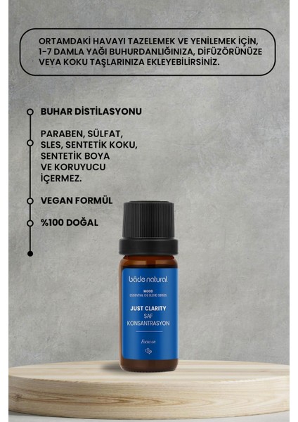 Bade Natural Saf Konsantrasyon Aromaterapi Karışımı 10ml