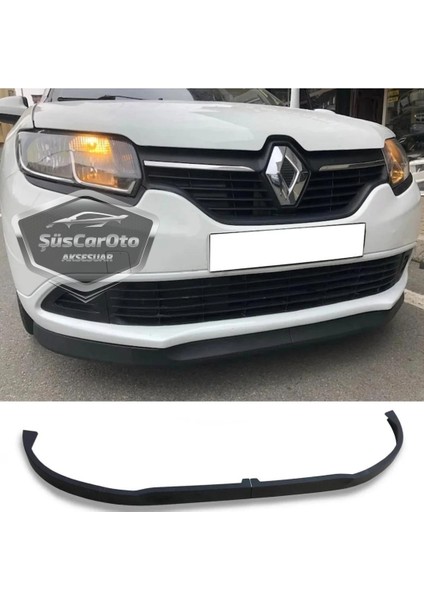 Renault Symbol 2013-2020 Uyumlu Üniversal Astra H Lip Esnek Ön Lip 2 Parça Tampon Altı Dil Karlık Ön Ek