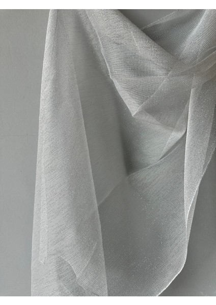 Elenor Tül Kumaşı Gümüş 1 Metre (100 x 300)