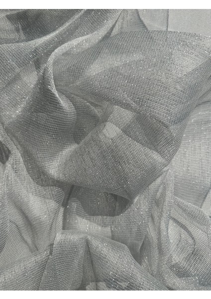 Elenor Tül Kumaşı Gümüş 1 Metre (100 x 300) modelleri