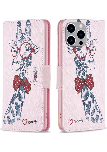 iPhone 15 Pro Max Cüzdan Pu Deri Telefon Kılıfı, Telefon Stand Kapağı (Yurt Dışından)