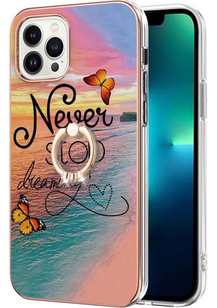 iPhone 15 Pro Kickstand Telefon Kasası Elektrokaplama Tpu Telefon Kapağı (Yurt Dışından) fiyatları