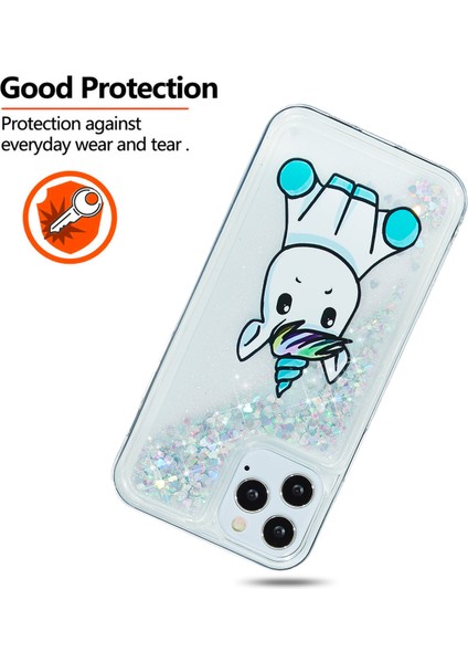 iPhone 15 Pro Powder Quicksand Case Shell Tpu Telefon Kapağı (Yurt Dışından)