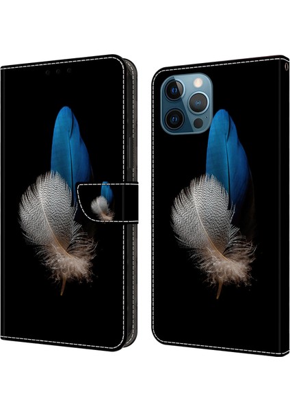 iPhone 15 Pro Pu Deri Telefon Kılıfı 3D Cüzdan Stand Koruyucu Kapak (Yurt Dışından) fiyatları