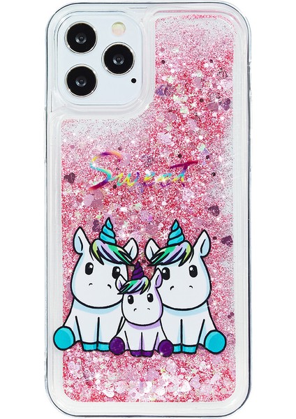 iPhone 15 Pro Powder Quicksand Case Shell Tpu Telefon Kapağı (Yurt Dışından)