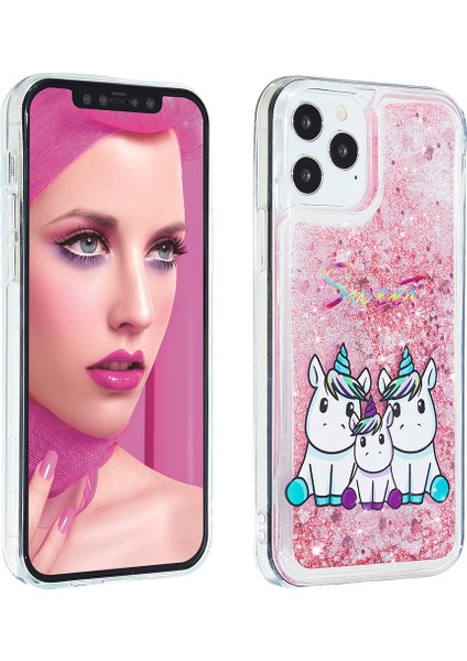 iPhone 15 Pro Powder Quicksand Case Shell Tpu Telefon Kapağı (Yurt Dışından)
