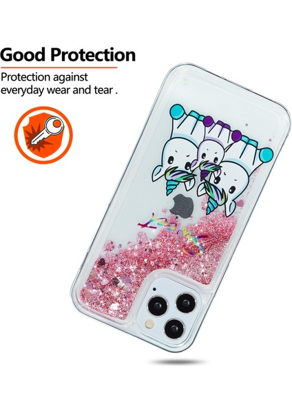 iPhone 15 Pro Powder Quicksand Case Shell Tpu Telefon Kapağı (Yurt Dışından)