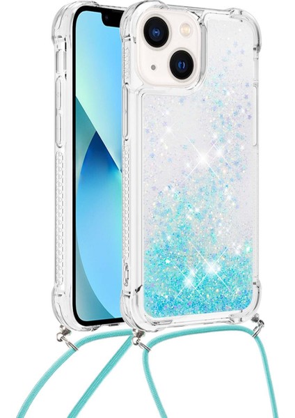 iPhone 15 Tpu Telefon Kasası Kirki ile Yüzer Sıvı Parlak Hızlı ve Kapak (Yurt Dışından)