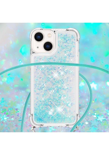 iPhone 15 Tpu Telefon Kasası Kirki ile Yüzer Sıvı Parlak Hızlı ve Kapak (Yurt Dışından)