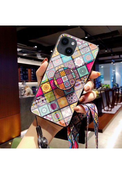iPhone 15 Temperli Cam+Pc+Tpu Kadın Kılavuzu Ile Kaynaklık Ile Ilgili (Yurt Dışından)