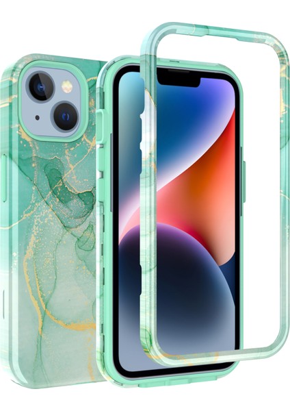 iPhone 15 Telefon Kapağı, Pc + Tpu Çizelge Anti Mobil Telefon Kılıfı (Yurt Dışından)