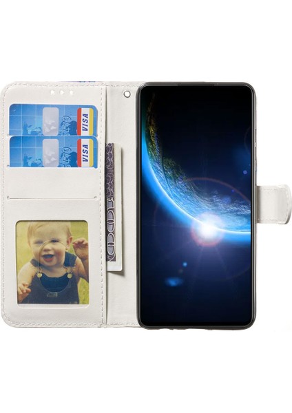 iPhone 15 Deri Cüzdan Telefon Kasası, Damla Geçirmez Telefon Standı Kapağı (Yurt Dışından)