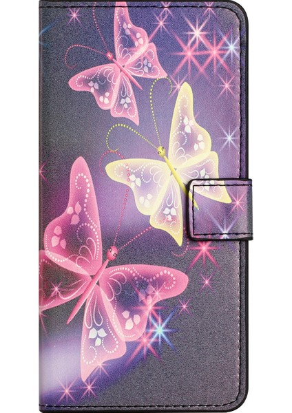 iPhone 15 Flip Case Pu Deri Stand Cüzdan Telefon Kapağı (Yurt Dışından)