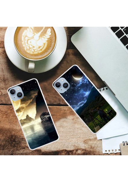 iPhone 15 Telefon Kasası Yumuşak Tpu Şok Geçirmez Koruyucu Kapak (Yurt Dışından)