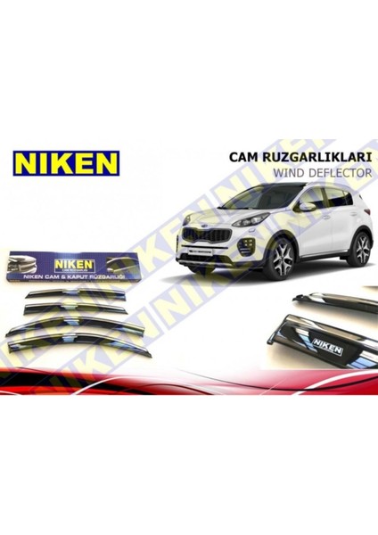Kia Sportage 2016- Kromlu Cam Rüzgarlığı 4lü fırsatları