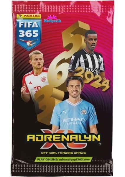 Fıfa 365 Adrenalyn Xl 2024 Futbolcu Kartları 25 Paket (150 Kart)