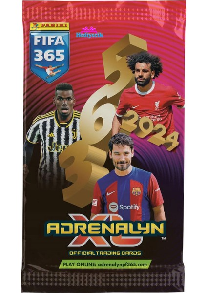 Fıfa 365 Adrenalyn Xl 2024 Futbolcu Kartları 25 Paket (150 Kart)