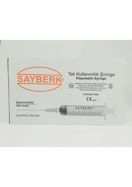 2cc Yeşil Kısa Uçlu 3 Parça Veteriner Enjektörü 300 Adet