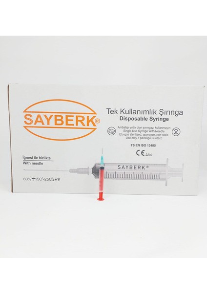 2cc Yeşil Kısa Uçlu 3 Parça Veteriner Enjektörü 300 Adet fiyatları