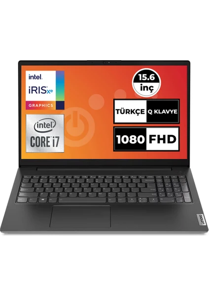 V15 G3 Intel Core I7-1255U 40GB 1tb SSD Windows 11 Pro 15,6" Fhd Taşınabilir Bilgisayar 82TT0055TX012