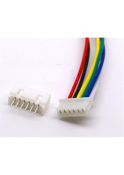 Sanec 2mm 8pin Jst Ph Kablolu Konnektör Beyaz Takım 20CM - Çift Taraflı