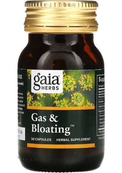 Gas & Bloating, 50 Vegan Capsules