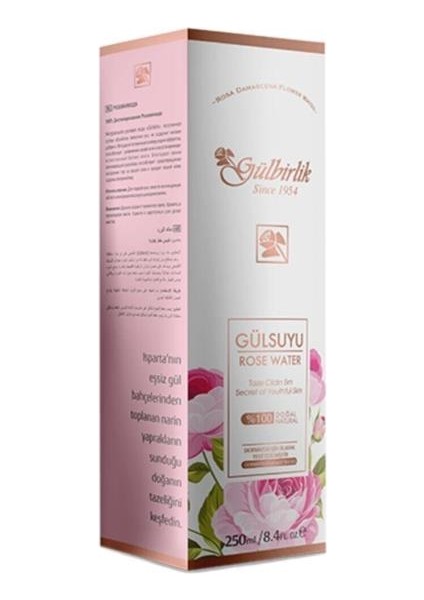 Rosense Gülbirlik Gül Suyu 250 ml