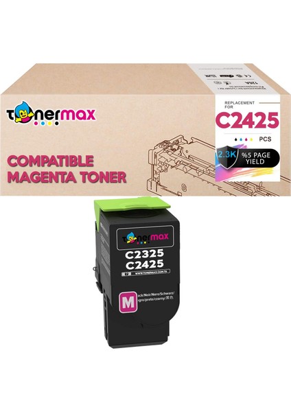 Lexmark C2425-C235HM0 Kırmızı Muadil Toner / C2425DW / C2325DW /MC2325ADW /MC2425ADW /MC2535ADWE /MC2640ADWE
