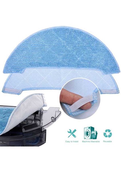 V8S X750 X785 V80 Robotik Elektrikli Süpürge Paspas Bezi Için 4 Adet Yedek Parçalar (Yurt Dışından) fırsatları