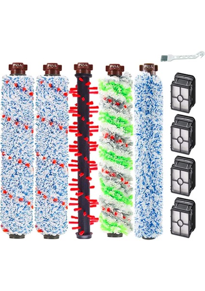 Çok Yüzeyli Pet Fırça Ruloları ve Filtreler Crosswave 1785 2303 2304 2305 2306 2551 2328 Serisi Vakum Için Yedek (Yurt Dışından)