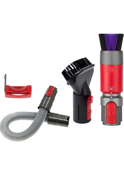 Traceless Yumuşak Fırça Kafası ve Hortum Aracı V7 V10 V11 V12 V15 Elektrikli Süpürge Toz Temizleme Fırçası Aksesuarları (Yurt Dışından)