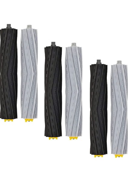 800 900 Robot Süpürge Için Uyumlu Çok Yüzeyli Kauçuk Fırça Rulo Yedek Parçalar (Yurt Dışından)