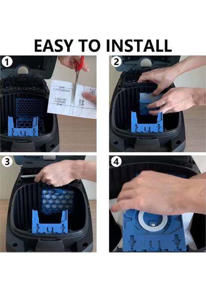 Gn Elektrikli Süpürge S2000 S5000 S8000 Serisine Uygun 8'li 3D Elektrikli Süpürge Torbası Paketi, Komple C2 C3, (Yurt Dışından) modelleri
