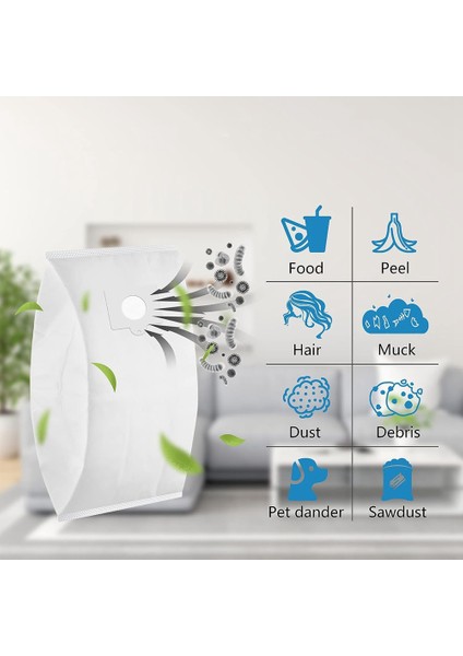 Tip Q/c 53292 Teneke Kutu Vakum Torbaları Için Toz Torbaları C/q 5055 50557 50558 53291 20-53292 Model, 12 Paket (Yurt Dışından) modelleri