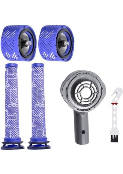 Motor Arka Kapak + Filtre + Ön Filtre Seti Değiştirme Dyson V6 DC58 DC59 DC61 DC62 DC74 Elektrikli Süpürge Aksesuarları (Yurt Dışından)