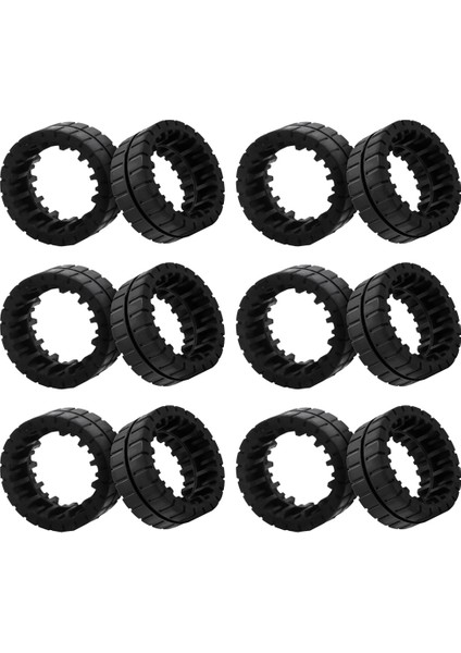 M6 Ultimate Bağlantı Robot Parçası Için 12 Adet Nemli Yerleşimler Yedek Tekerlek Lastikleri (Yurt Dışından)