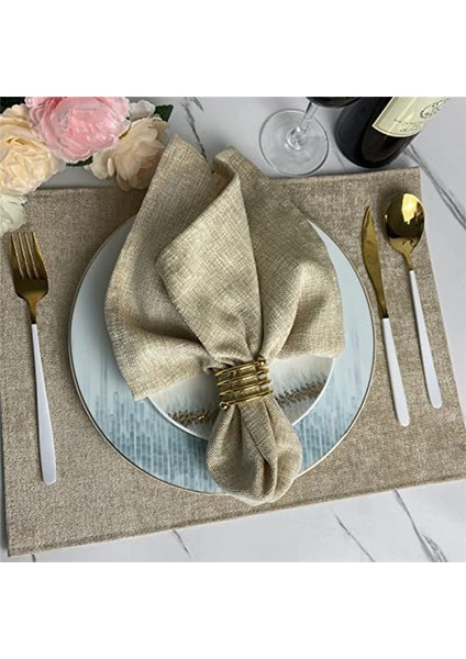 Bahar Peçete Halkaları 12 Set, Metal Spiral Peçete Halkaları Yuvarlak Peçete Tutucu Tokaları Peçete Halkaları Dekor Altın (Yurt Dışından) indirimleri