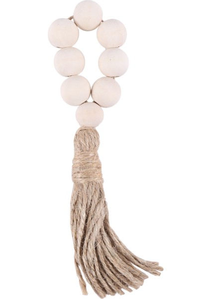 12 Adet Ahşap Boncuk Peçete Halkaları Püsküller ile Rustik Çiftlik Evi Ahşap Boncuklar Çelenk Duvar Asılı Dekorlar Düğün Ev Dekor (Yurt Dışından)