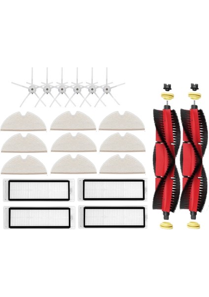 21 Adet S6/S5/S60/S65/S51/S55/T6/T7PRO/E25/E35/T4/T5/S5MAX/S6PURE/E4/E5 Elektrikli Süpürge Aksesuarları Kiti (Yurt Dışından)